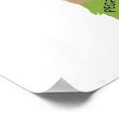 Europa volgens de Vikingen Poster (Hoek)