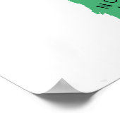 Europa Volgens Letland Poster (Hoek)