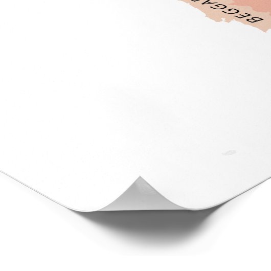 Europa Volgens Oostenrijk Poster (Hoek)