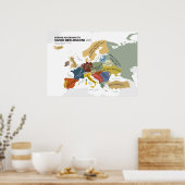 Europa Volgens Silvio Berlusconi Poster (Keuken)