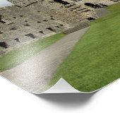 Europa, Wales, Caernarfon. Caernarfon Castle Foto Afdruk (Hoek)