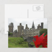 Europa, Wales, Cardiff. Cardiff Castle. Welsh 2 Briefkaart (Voorkant / Achterkant)
