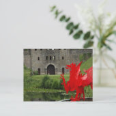 Europa, Wales, Cardiff. Cardiff Castle. Welsh Briefkaart (Staand voorkant)