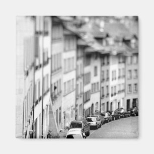 Europa, Zwitserland, Bern. Oude stadsgebouwen Magneet