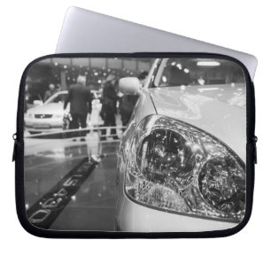 Europa, Zwitserland, Genève. Autosalon van Genève; Laptop Sleeve