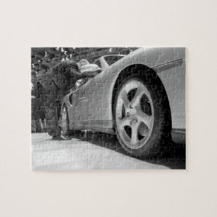 Europa, Zwitserland, Genève. Autosalon van Genève; Legpuzzel