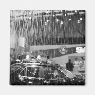 Europa, Zwitserland, Genève. Autosalon van Genève; Magneet