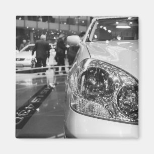 Europa, Zwitserland, Genève. Autosalon van Genève; Magneet