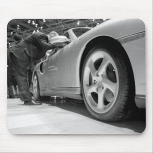 Europa, Zwitserland, Genève. Genève Motor Show;  Muismat