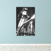 Europa, Zwitserland, Genève. MotorShow van Genève; Canvas Afdruk (Insitu (Houten vloer))