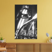 Europa, Zwitserland, Genève. MotorShow van Genève; Canvas Afdruk (Insitu (Woonkamer))