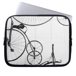 Europa, Zwitserland, Luzern. Fiets tentoonstelling Laptop Sleeve