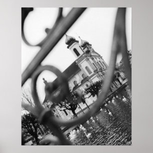Europa, Zwitserland, Luzern. Jezuïetenkerk Poster