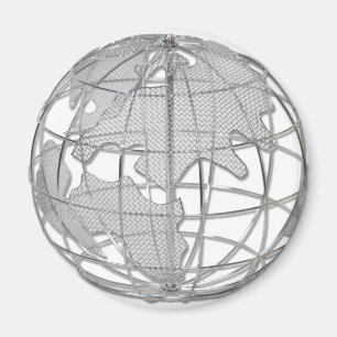 EuropaAfrikaGlobe Magneet