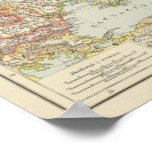 Europaisches Russland - Kaart van Europa en Ruslan Poster (Hoek)