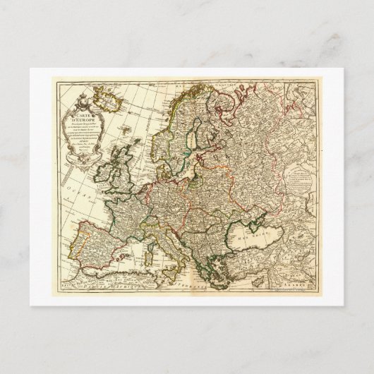 EuropaPanoramaEurope 2 Briefkaart (Voorkant)