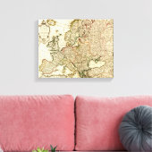 EuropaPanoramaEurope 2 Canvas Afdruk (Insitu (Woonkamer))