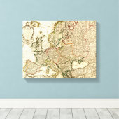EuropaPanoramaEurope 2 Canvas Afdruk (Insitu (Houten vloer))