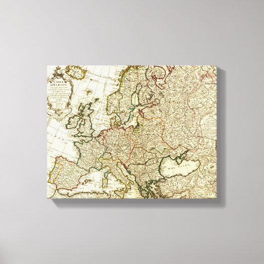 EuropaPanoramaEurope 2 Canvas Afdruk (Voorkant)