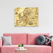 EuropaPanoramaEurope 3 Canvas Afdruk (Insitu (Woonkamer))