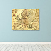 EuropaPanoramaEurope 3 Canvas Afdruk (Insitu (Houten vloer))