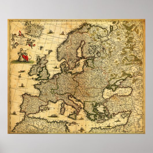 EuropaPanoramaEurope 3 Poster (Voorkant)