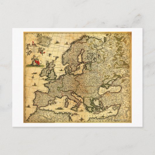 EuropaPanoramaEurope Briefkaart (Voorkant)