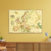 EuropaPanoramaEurope Canvas Afdruk (Insitu (Woonkamer))