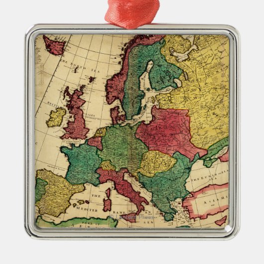 EuropaPanoramaEurope Metalen Ornament (Voorkant)