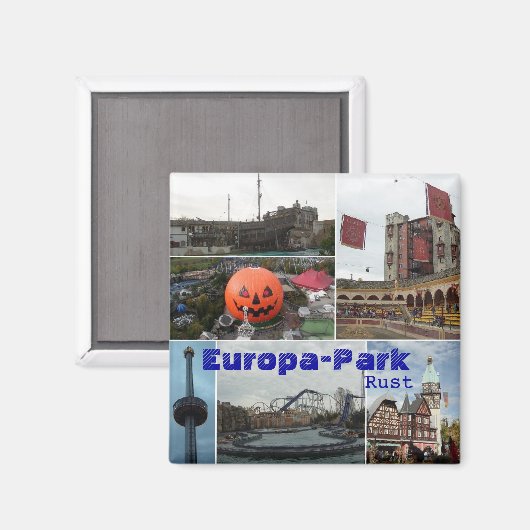 Europapark, Europa-Park, Roest Magneet (Voorkant / Achterkant)