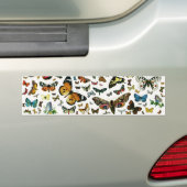 Europa's beste Butterflies en Moths Collage Bumpersticker (Op auto)