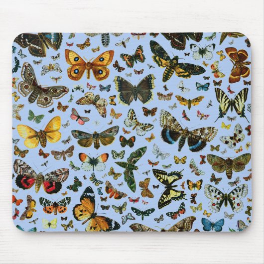 Europa's beste Butterflies en Moths Collage Muismat (Voorkant)