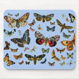 Europa's beste Butterflies en Moths Collage Muismat
