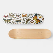 Europa's beste Butterflies en Moths Collage Skateboard (Horizontaal)