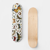 Europa's beste Butterflies en Moths Collage Skateboard (Voorkant)