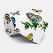 Europa's beste Butterflies en Moths Collage Stropdas (Opgerold)