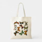 Europa's beste Butterflies en Moths Collage Tote Bag (Achterkant)