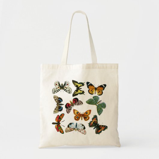 Europa's beste Butterflies en Moths Collage Tote Bag (Voorkant)