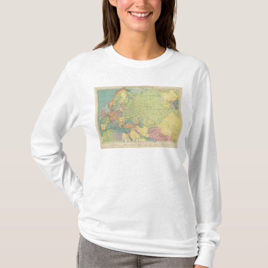 Europa's communicatie over land en zee t-shirt (Voorkant)
