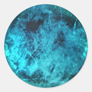 Europa's zoute Radioactive Surface Illustratie Ronde Sticker