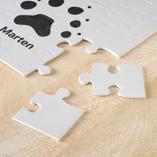 Europe Animal Tracks Puzzle Legpuzzel (Zijkant)