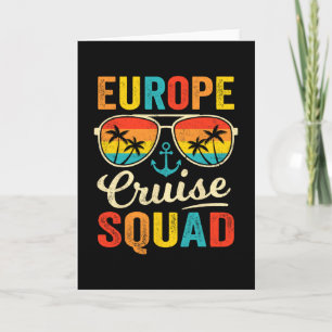 Europe Cruise Squad 2025 Europese bij elkaar passe Kaart