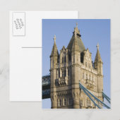 Europe ENGLAND, Londen: Towerbrug / Late Briefkaart (Voorkant / Achterkant)