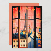 Europe Feestdagenkaart (Voorkant / Achterkant)