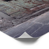 Europe, Italy, Lucca. These old doors add Poster (Hoek)