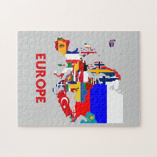 EUROPE MAP LEGPUZZEL (Horizontaal)