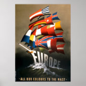 Europe Plan Marshall Poster (Voorkant)