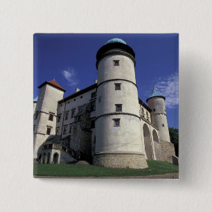 EUROPE, Polen, Karpaten, Nowy Wisnicz Vierkante Button 5,1 Cm