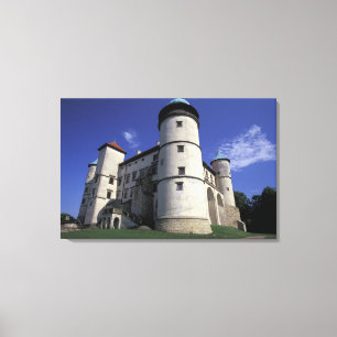 EUROPE, Polen, Karpatenberg, Nowy Wisnicz Canvas Afdruk