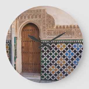 Europe, Spain, Andalusia, Granada, Alhambra Grote Klok
